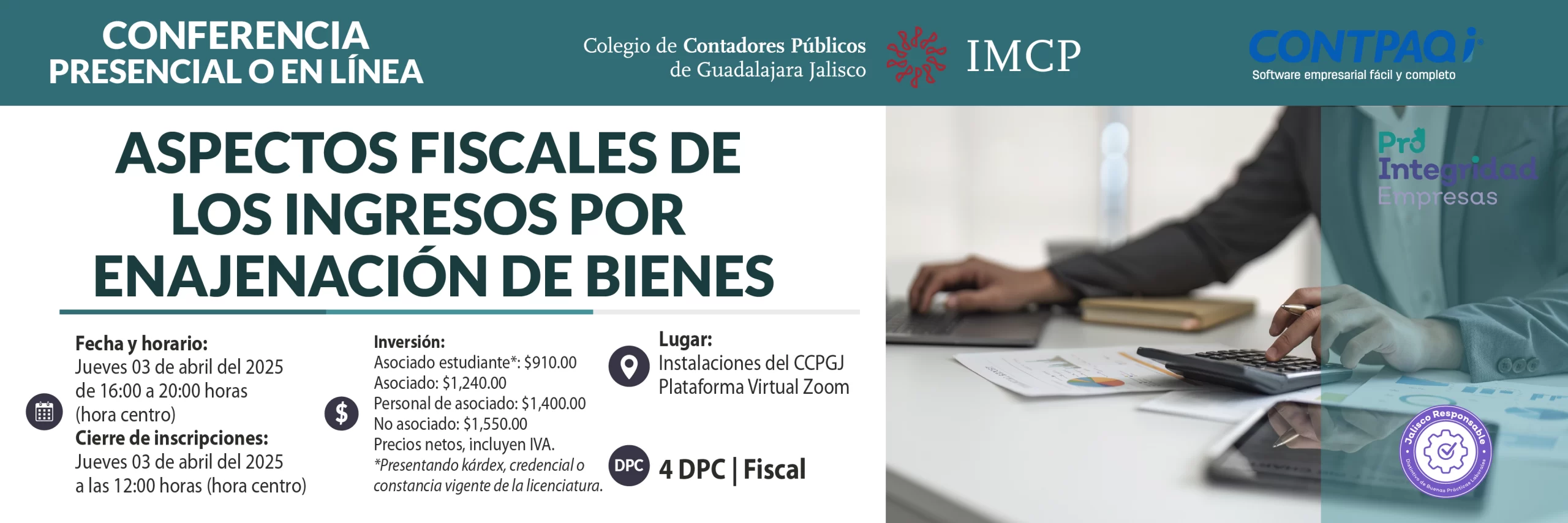 Aspectos Fiscales de los ingresos por Enajenación de Bienes