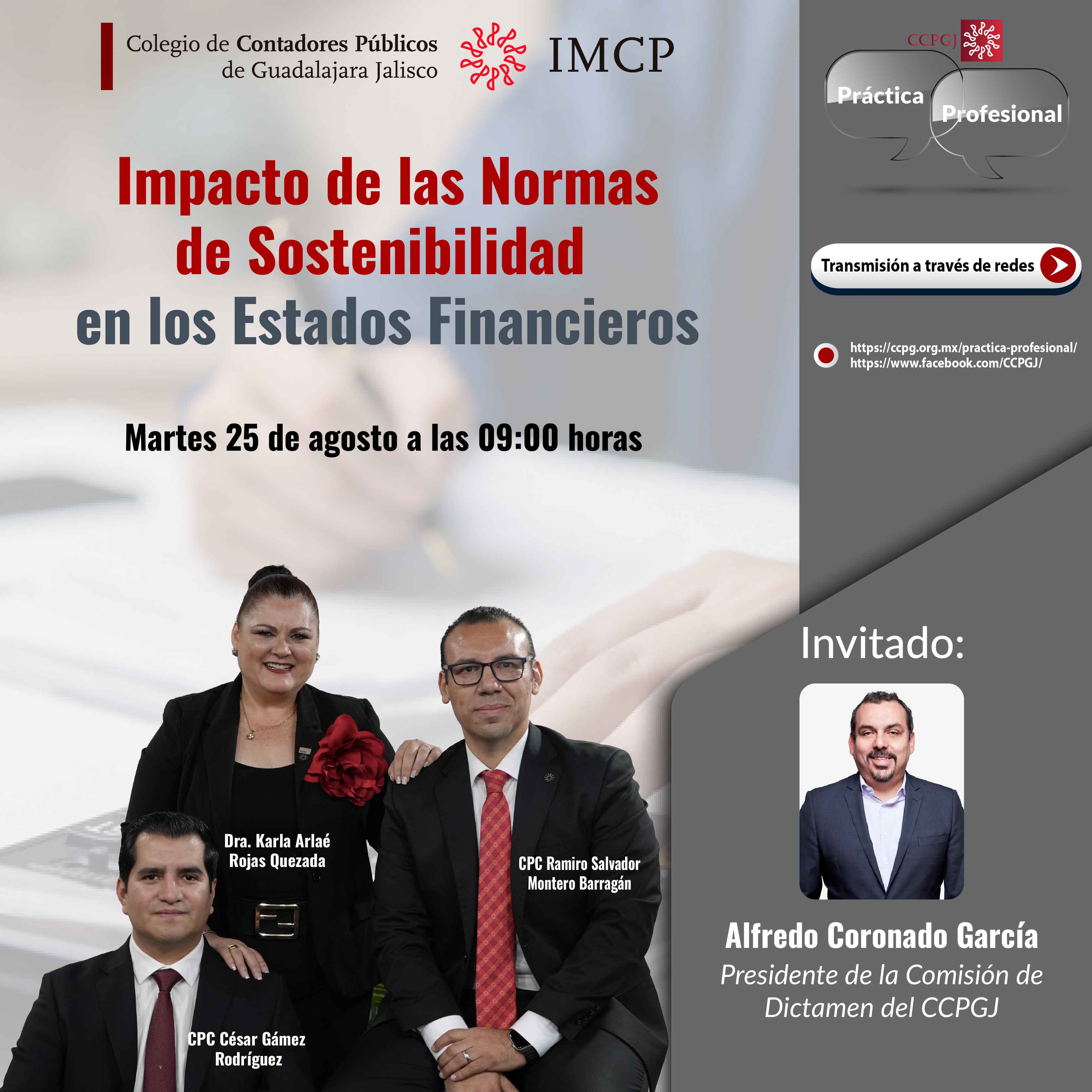 Impacto de las Normas de Sostenibilidad en los Estados Financieros - Práctica Profesional CCPGJ